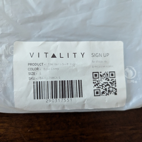 Vitality swift joggers camo size Small - Picture 3 of 4